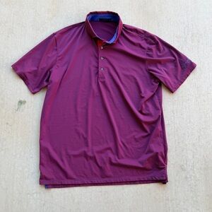 Greyson Golf Polo Shirt Men Size XL Striped Stretch Performance